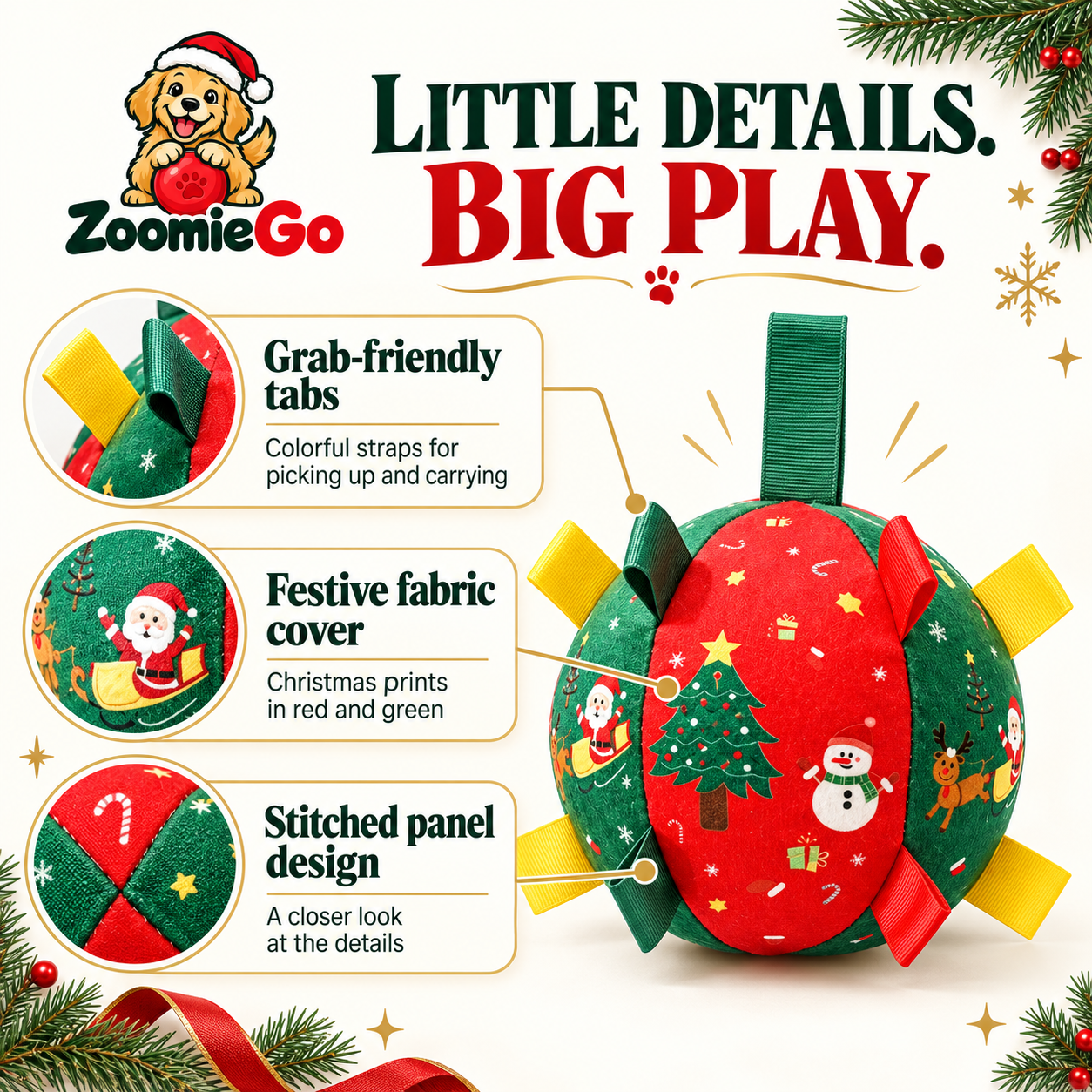 Rechargeable bouncing dog toy